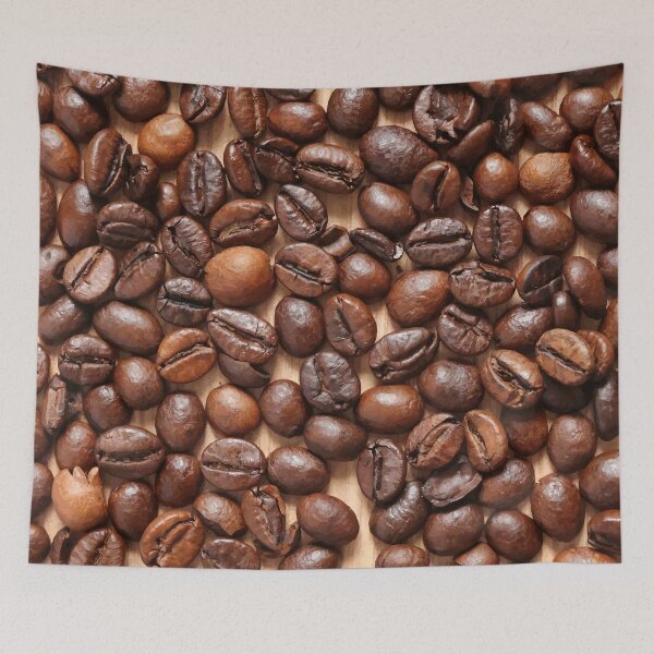 Item preview, Coffee beans on wood table designed and sold by AdiDsgn.