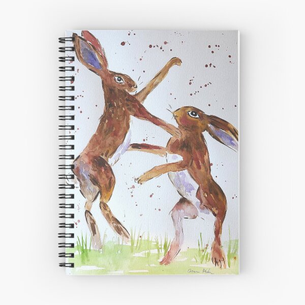 Item preview, Hares Boxing  designed and sold by Casimirasart.