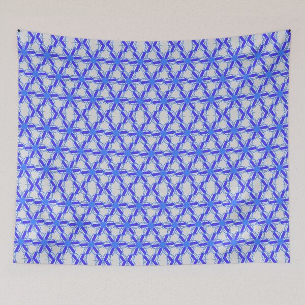 Item preview, Blue And White Pattern designed and sold by CarolM.