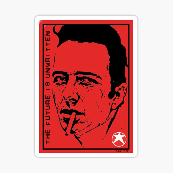 The Future is Unwritten. Sticker