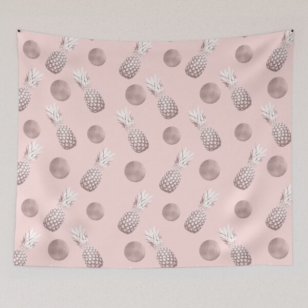 Item preview, Pineapple Pattern with Happy Polka Dots #1 #decor #art designed and sold by Anita's & Bella's Art.