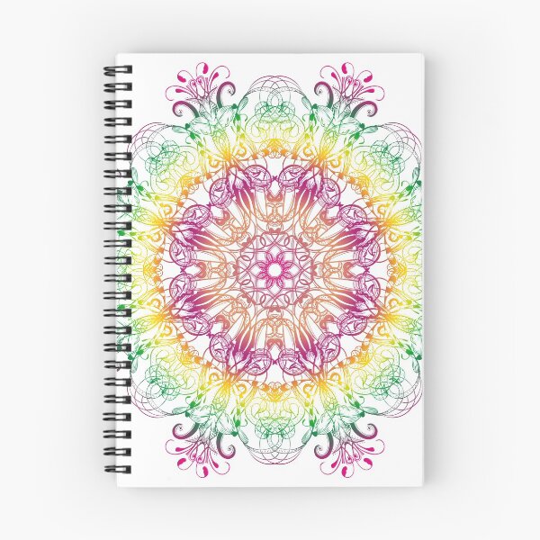 Item preview, Ethnic floral colorful mandala designed and sold by Stellagala.
