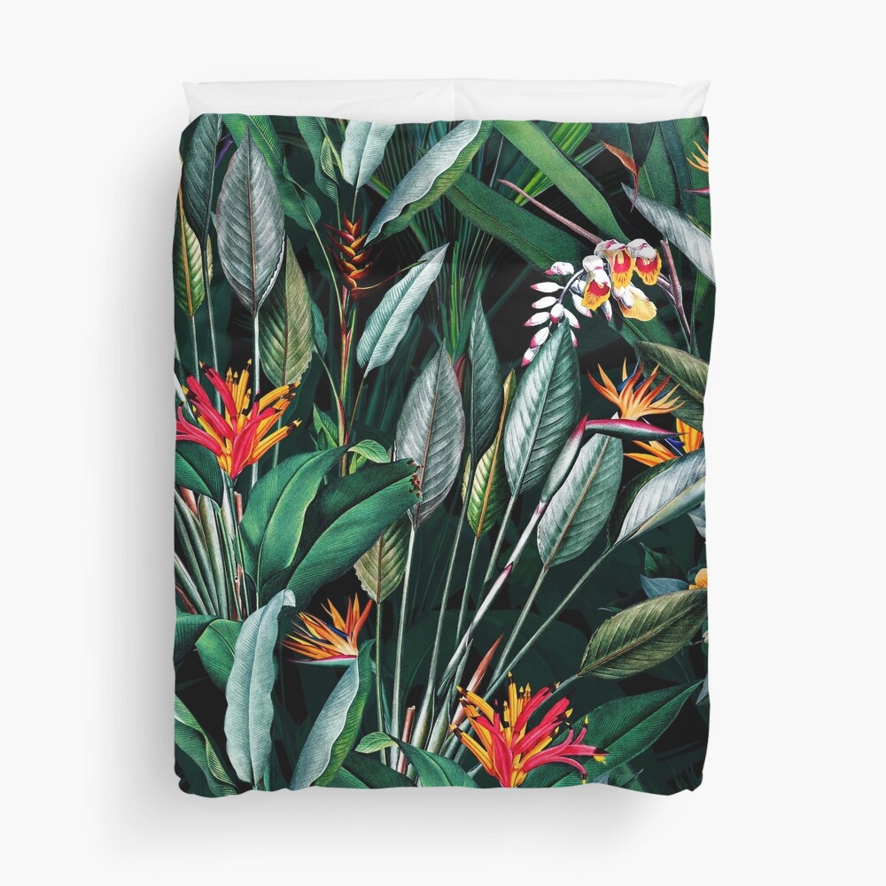 Midnight Garden V Duvet Cover