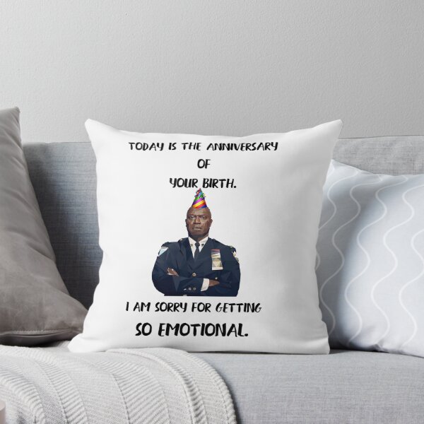 Item preview, Happy Birthday from emotional Capt. Holt! designed and sold by Meme Fandom.