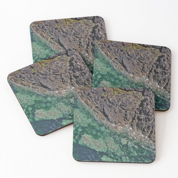 Item preview, Rocks and Sea Aerial View designed and sold by Catchavista.