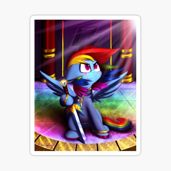 Guardian Loyalty (Rainbow Dash - My Little Pony) Sticker