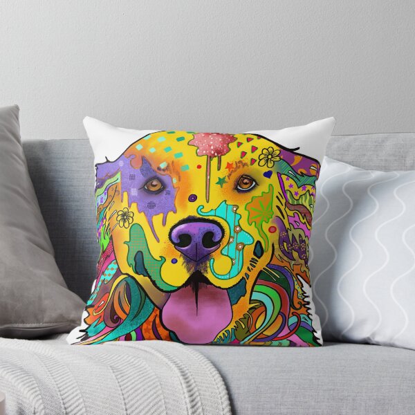 Item preview, Psychedelic golden retriever abstract design  designed and sold by Bambofu.