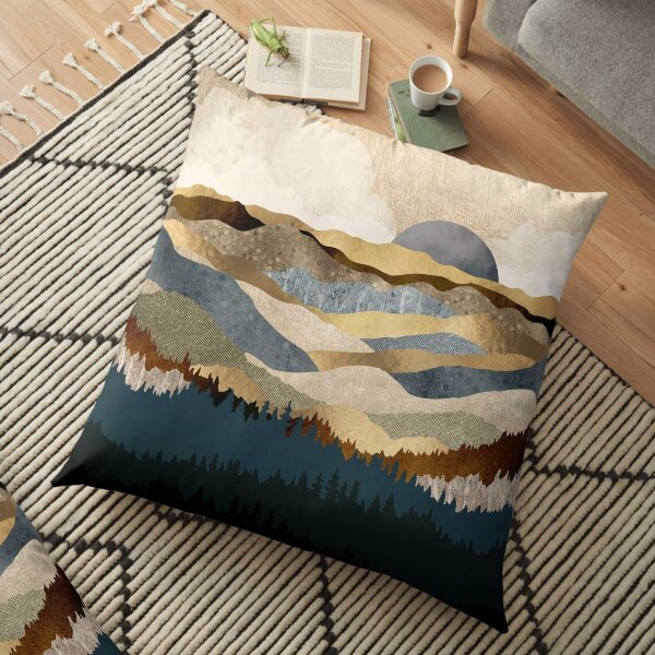 Golden Vista Floor Pillow