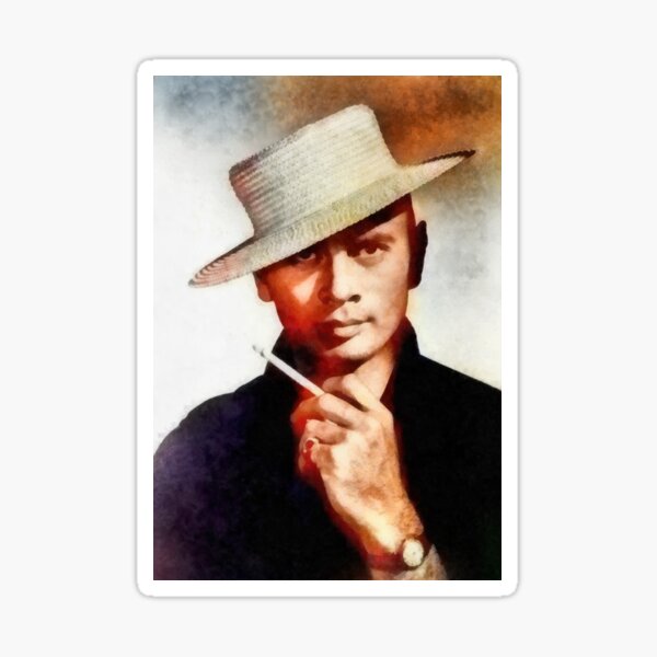 Yul Brynner, Hollywood Legend Sticker