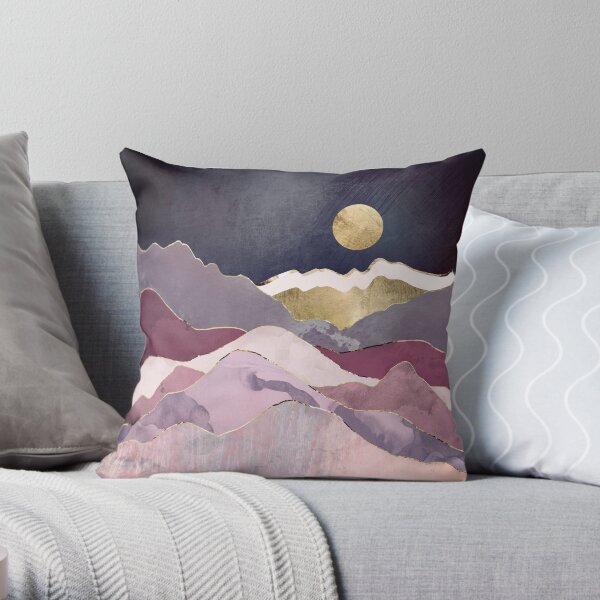 Raspberry Dream Throw Pillow