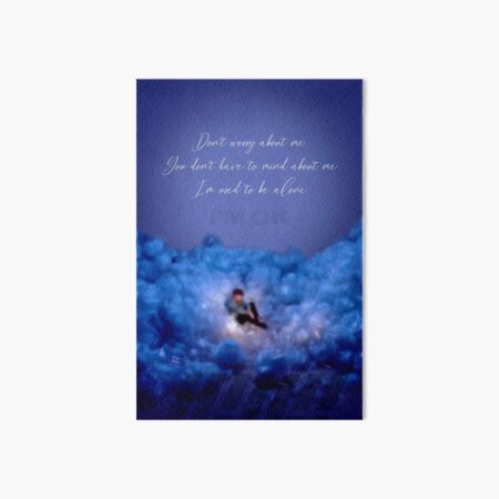 iKON I'M OK lyrics Art Board Print