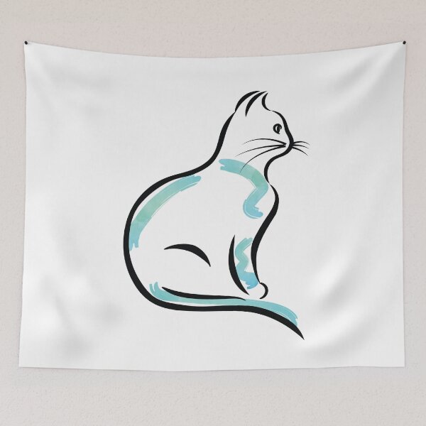 Item preview, Watercolor Cat designed and sold by eldram.