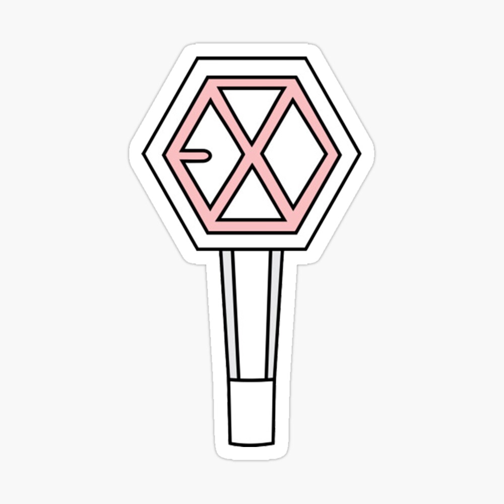 exo lightstick photographic print by hilaarya redbubble