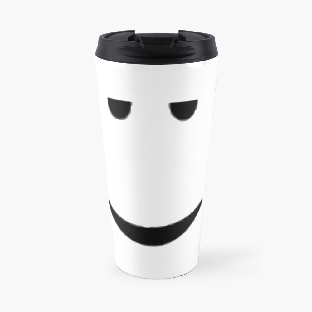 Roblox Chill Face Travel Mug By Ivarkorr Redbubble - roblox chill face gifts