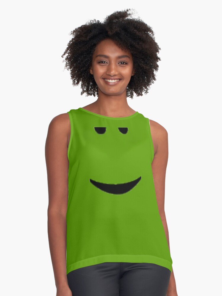 Roblox Chill Face Sleeveless Top By Ivarkorr Redbubble - roblox chill face t shirt by ivarkorr redbubble