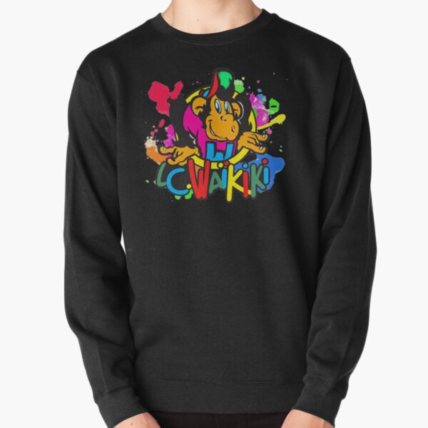 Colorful Waikiki Pullover Sweatshirt