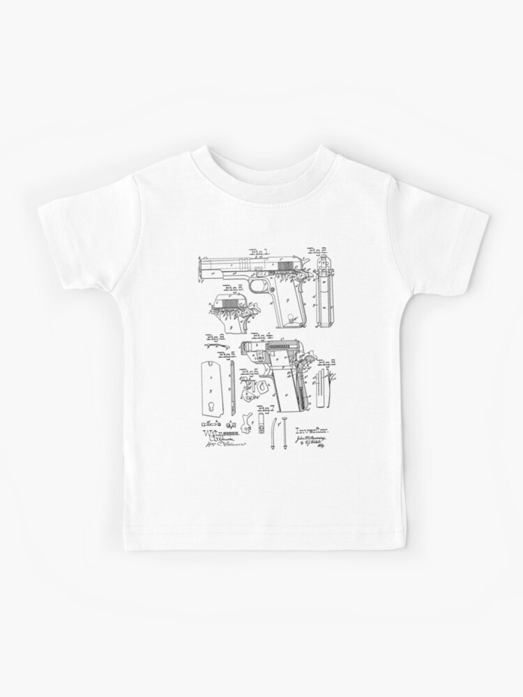 TheYoungDesigns Goal Vintage Patent Hand Drawing T-Shirt