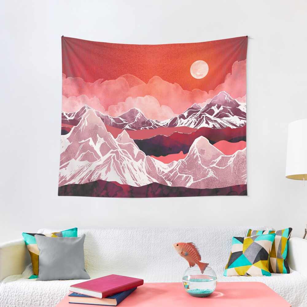 Discover Scarlet Glow Tapestry