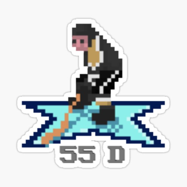 NHL94 55D PITTSBURGH Sticker