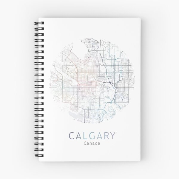 Item preview, Calgary Map, Canada City, Canada Travel, Traveler Gift  designed and sold by TheRedFinch.