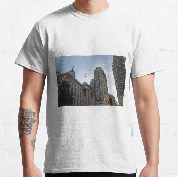 #architecture, #city, outdoors, office, #sky, #skyscraper, business, finance, #tower Classic T-Shirt