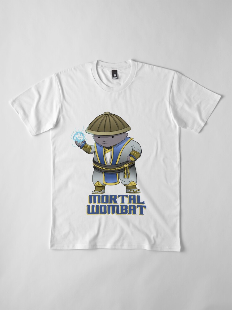 Alternate view of Mortal Wombat - Funny gaming shirt for nerds Premium T-Shirt