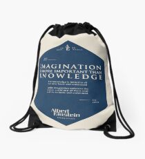 Mochila de cuerdas Citas de: Albert Einstein en Imaginación - Cartel, camiseta, adhesivo y regalos