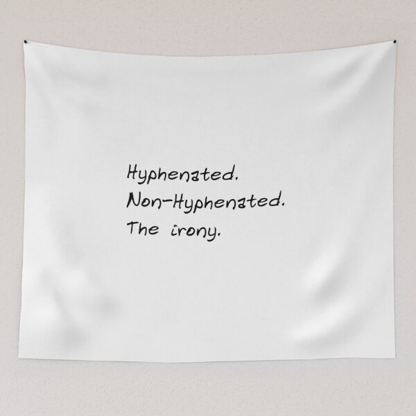 Item preview, Hyphenated  designed and sold by collection-life.