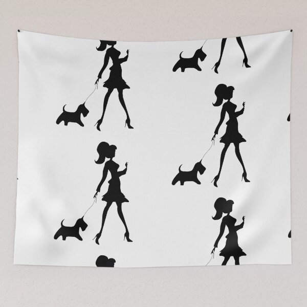 Item preview, Dog owner with dog designed and sold by OJOEF89.
