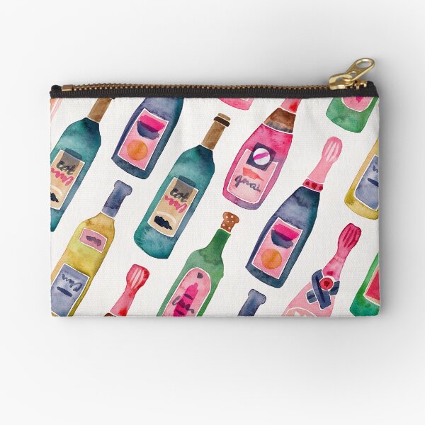 Champagne Collection Zipper Pouch