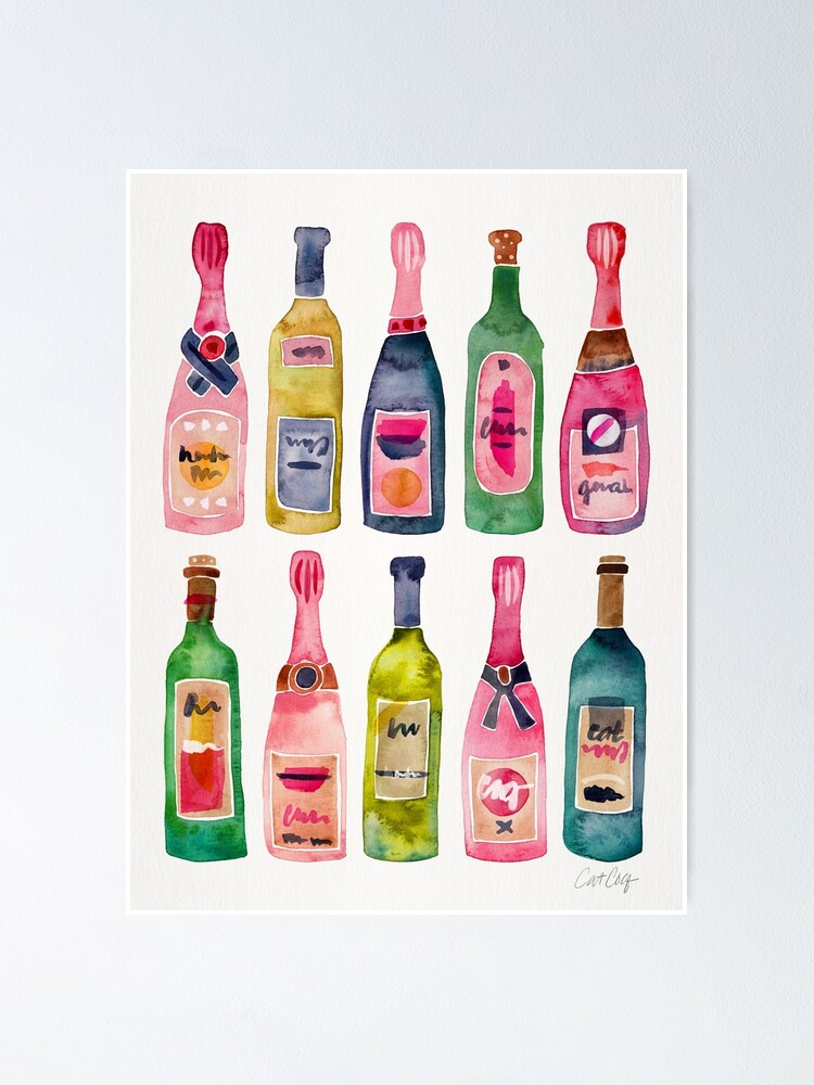 Alternate view of Champagne Collection Poster
