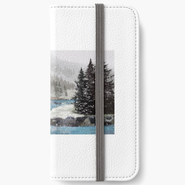 Winter River iPhone Wallet