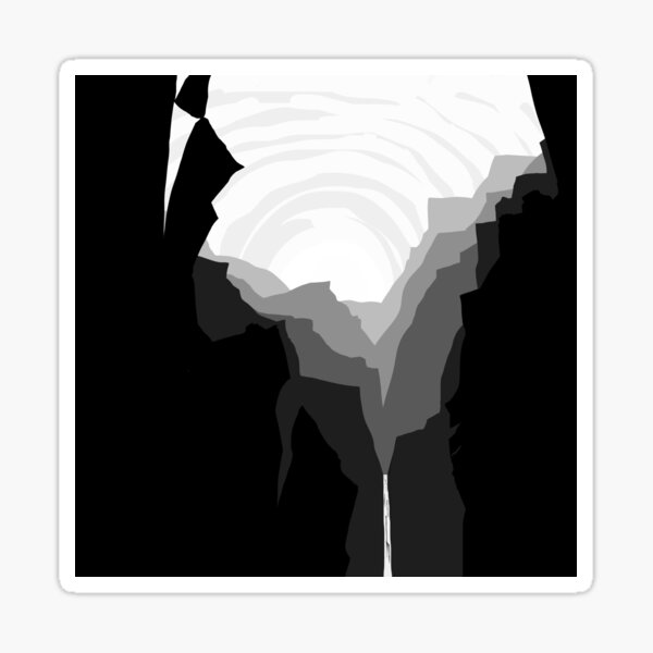 Mountains Illustration Sticker