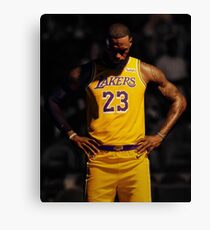 Lebron Lakers Leinwanddruck