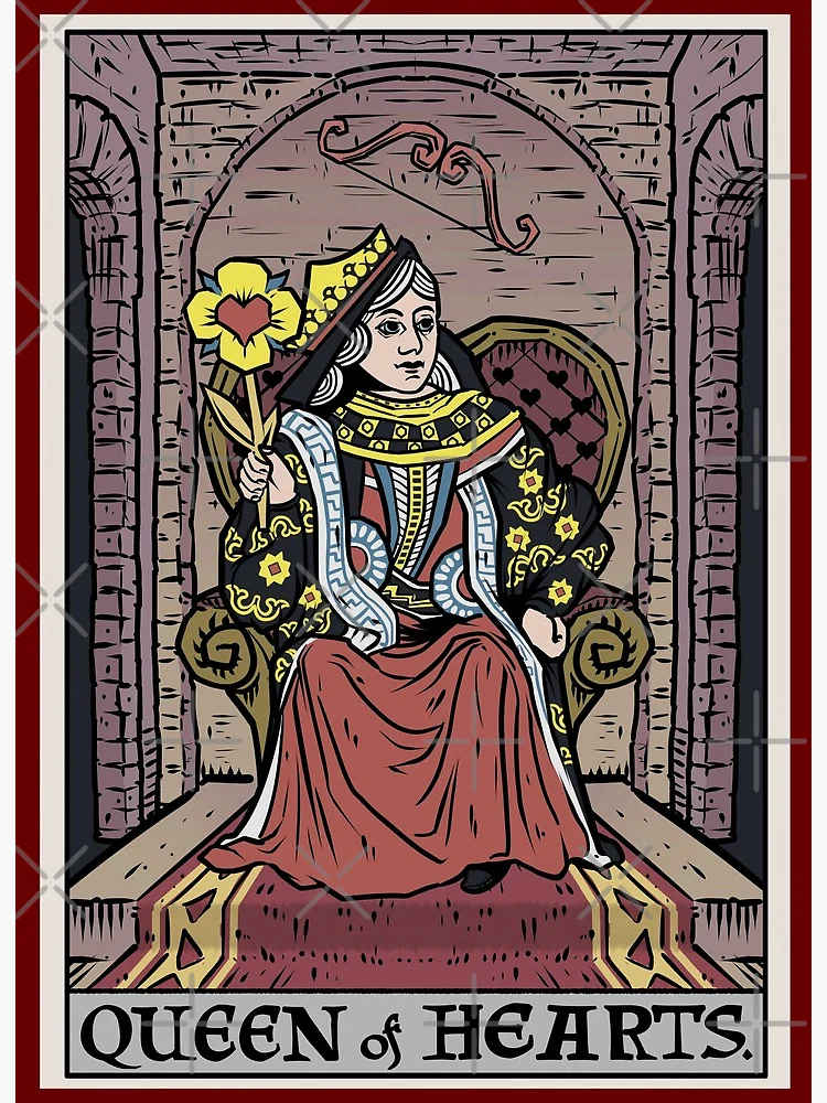 Queen of Hearts Tarot Card Valentines Day
