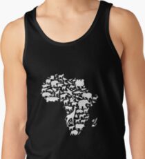 Tiere von Afrika Tanktop für Männer