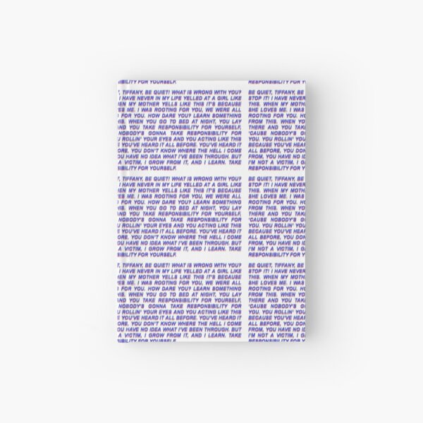 Item preview, Tyra Banks "I WAS ROOTING FOR YOU" 3d text designed and sold by nicheweirdstuff.
