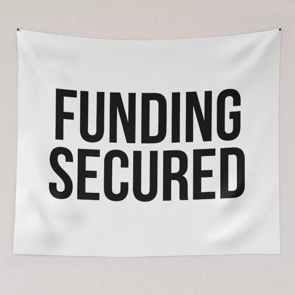 Item preview, Funding Secured Elon Musk Tesla Finance Stock designed and sold by lindsayxo.