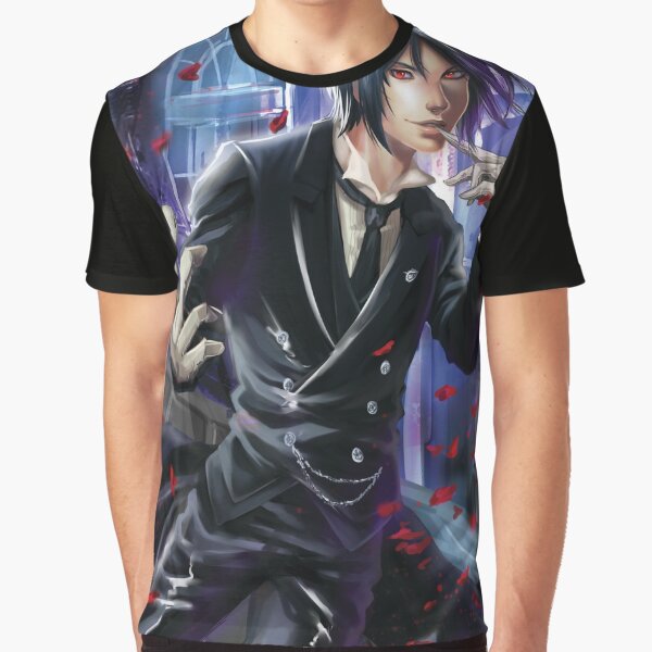 Sebastian Black Butler Kuroshitsuji Graphic T-Shirt
