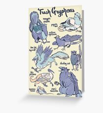 Tarjeta de felicitación Trash Gryphons: Colección
