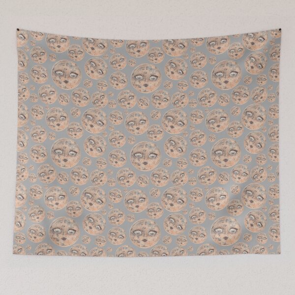 Item preview, Hunter Moon - Medium Grey designed and sold by PixlPixi.