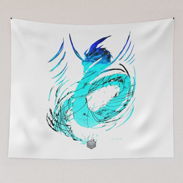 Item preview, Critical Hit - Freezing Blue designed and sold by Luke Tomlinson Artwork.