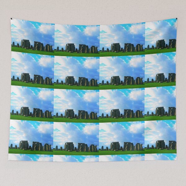 Artikelvorschau, Great Britain. Stonehenge with Green and Blue. 2009 entworfen und verkauft von Igor Pozdnyakov.