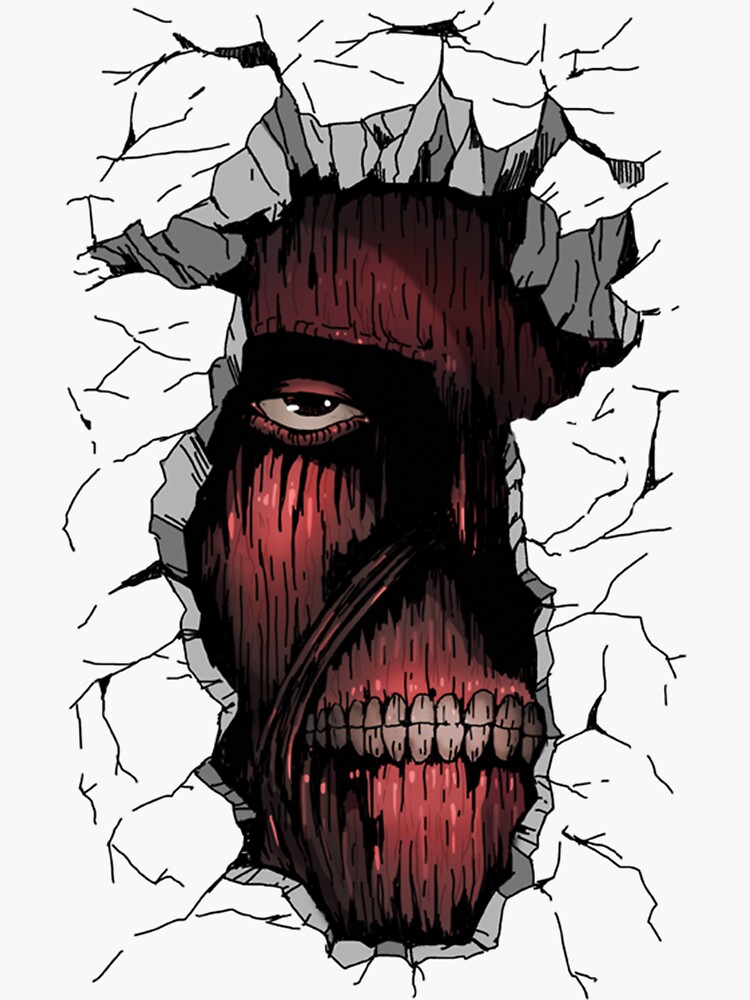 colossal titan black and white