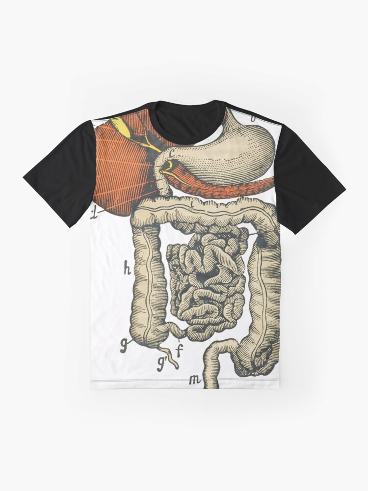 digestive system on t shirt