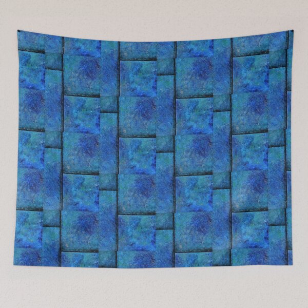 Item preview, abstract blue designed and sold by rossdecoart.