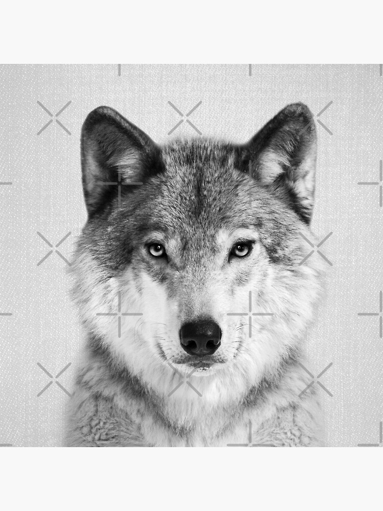 Wolf - Schwarzweiß von galdesign