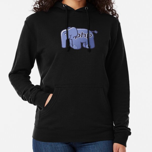 Item preview, PHP ElePHPant Logo (Centered, Black) designed and sold by hellkni9ht.