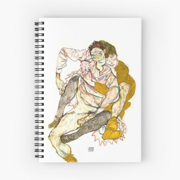 Item preview, Seated Couple, Egon Schiele designed and sold by fourretout.