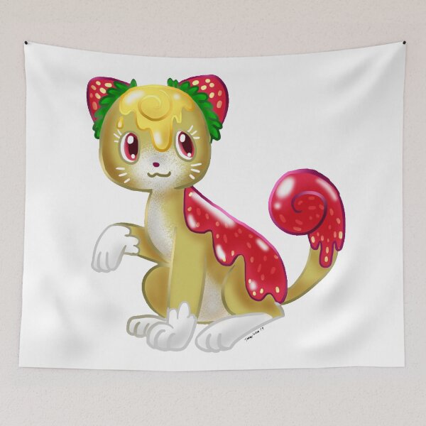 Item preview, Baker's Pets - Strawberry Pancake Kitten  designed and sold by Amber  Johnson.